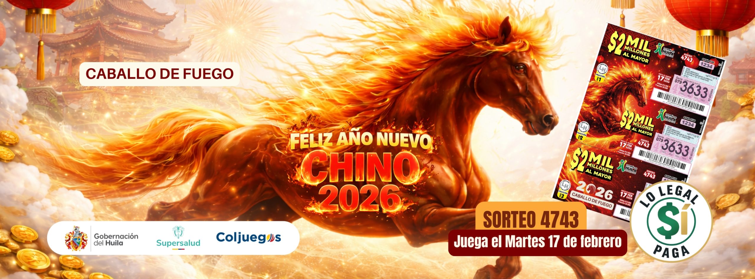 Próximo sorteo 4743 juega el martes 17 de Febrero