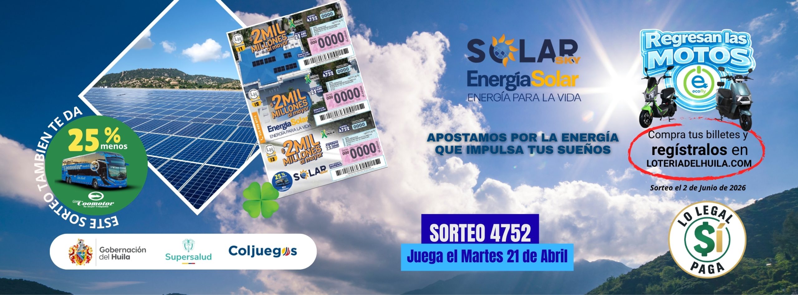 Próximo sorteo 4745 juega el martes 03 de Marzo