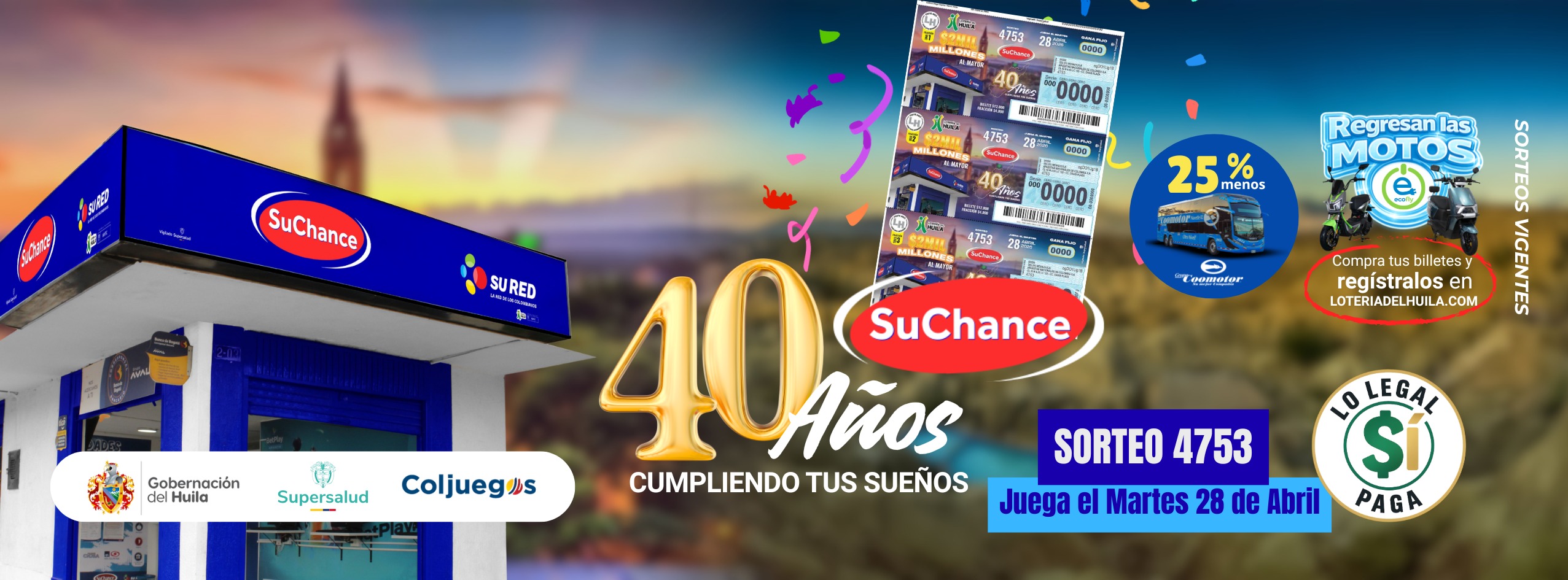 Próximo sorteo 4745 juega el martes 03 de Marzo