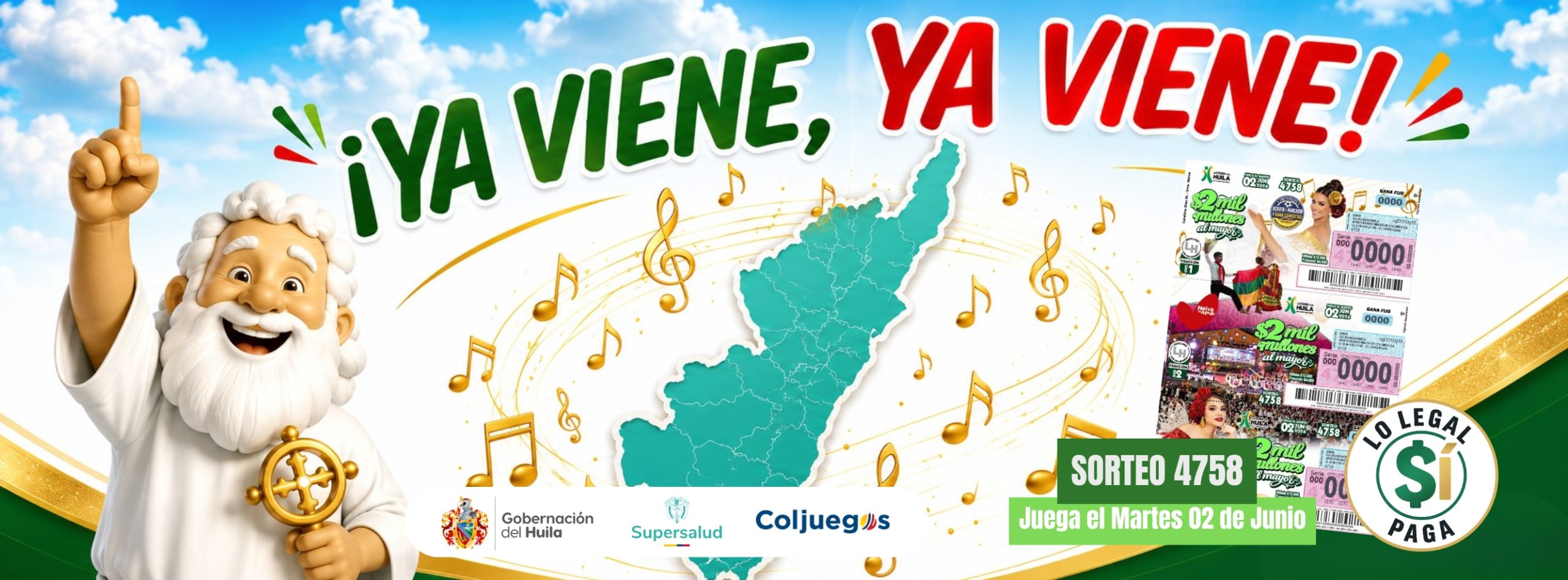 Próximo sorteo 4745 juega el martes 03 de Marzo
