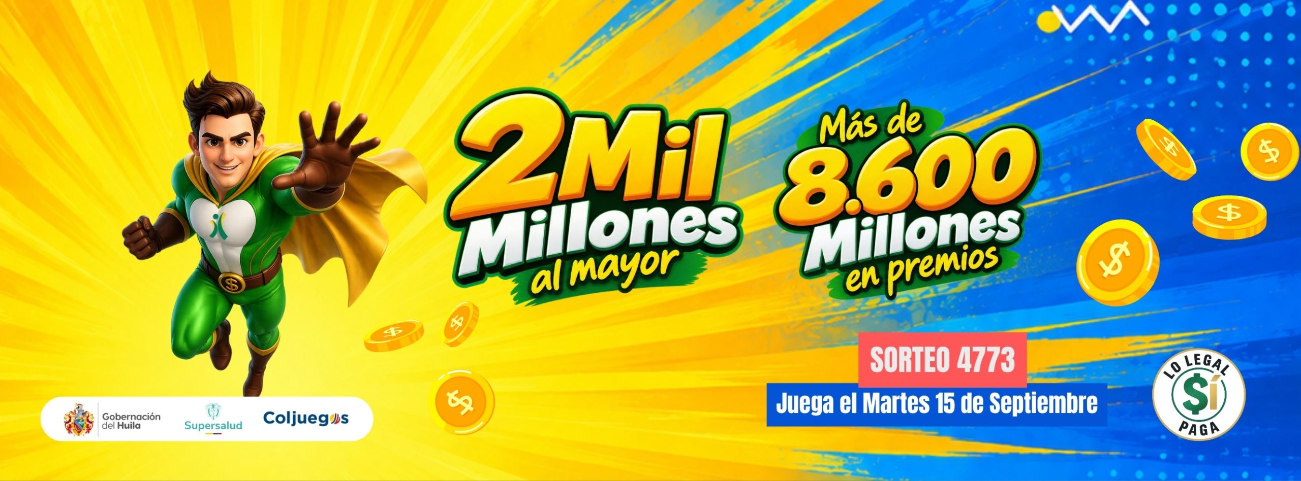 Próximo sorteo 4745 juega el martes 03 de Marzo