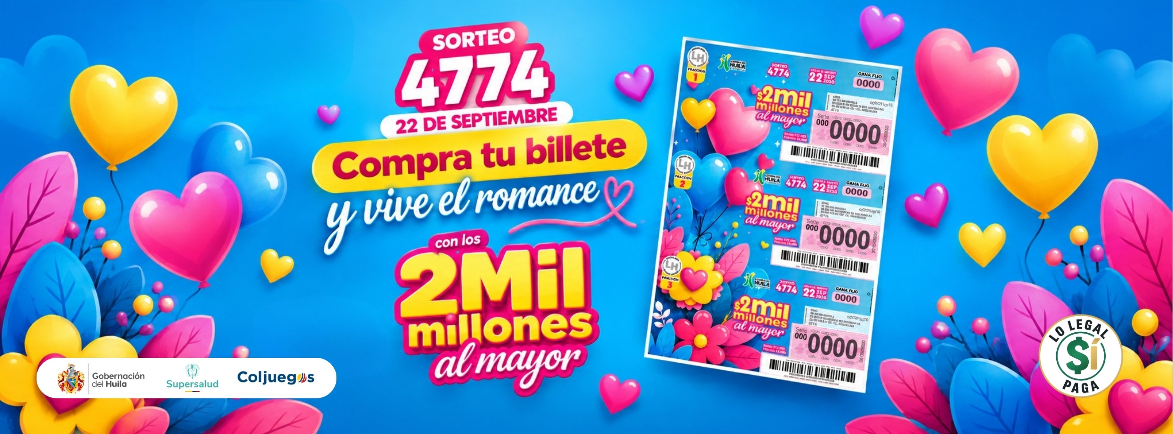 Próximo sorteo 4745 juega el martes 03 de Marzo